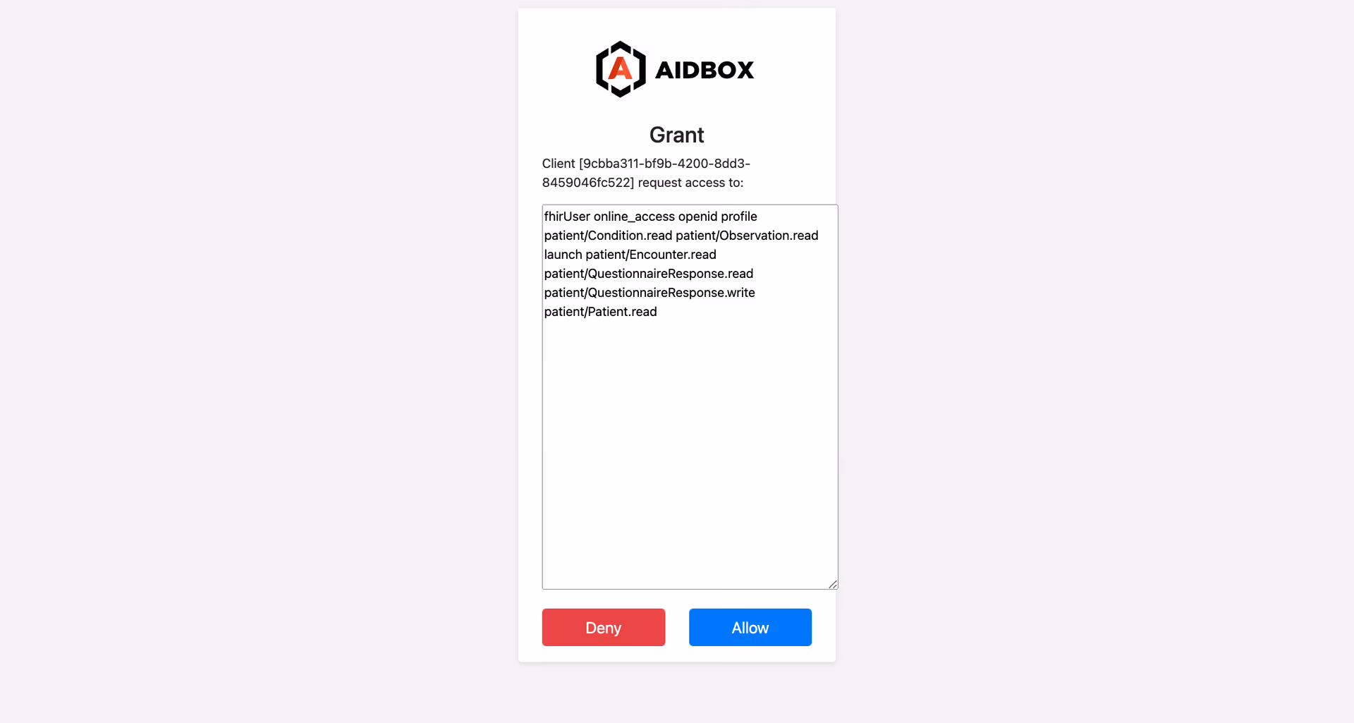EMR authorization