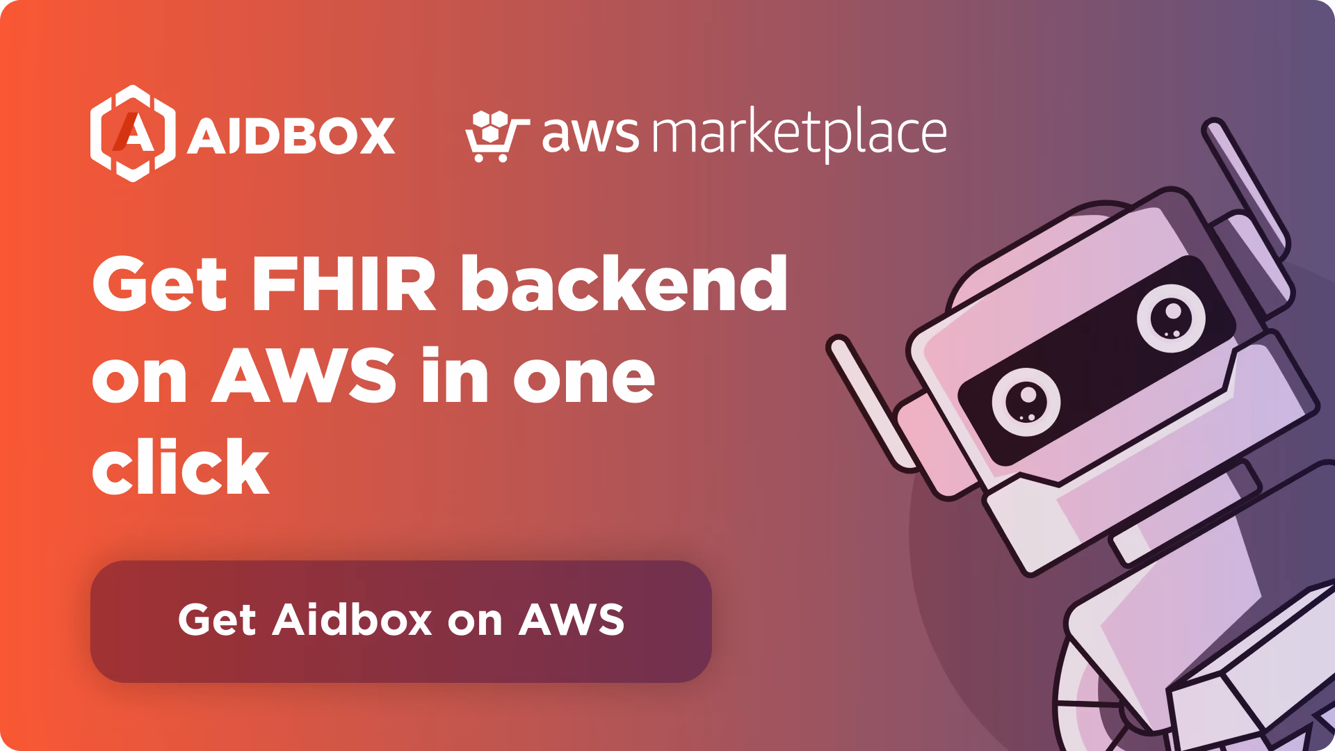 Aidbox FHIR platform on AWS marketplace in one click